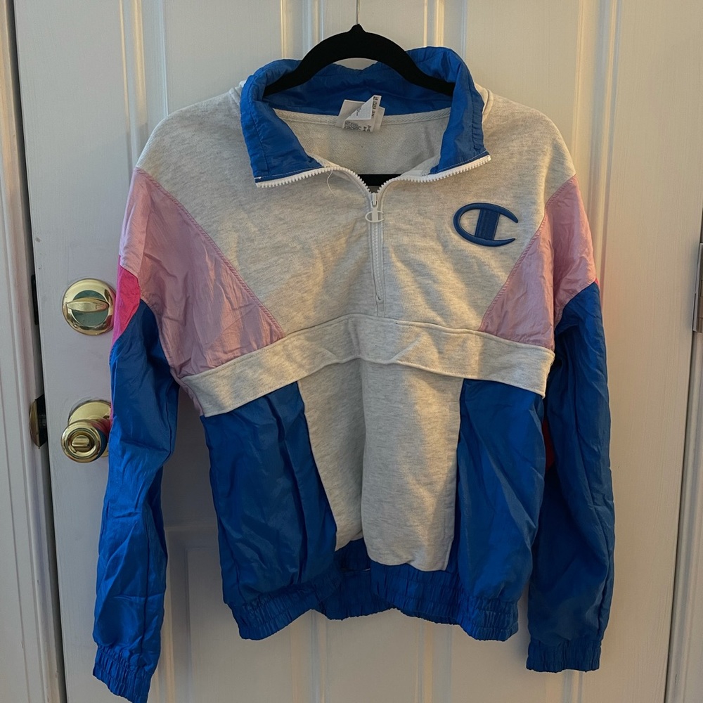 Champion quarter zip windbreaker